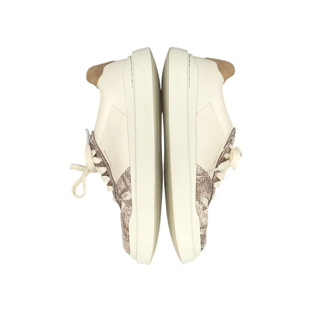 Cole Haan GrandPro Rally Court Sneaker Women’s 7.5 B – White/Snake Print
